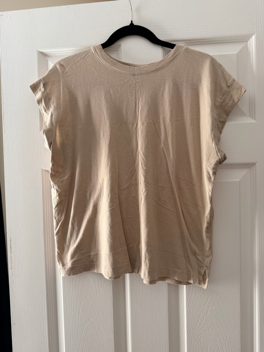 a new day Taupe Short Sleeve Boxy Tee